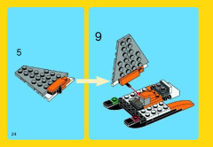 LEGO 31028 instructions page 24 – build guide