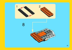 LEGO 31028 instructions page 31 – build guide