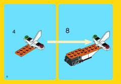 LEGO 31028 instructions page 6 – build guide