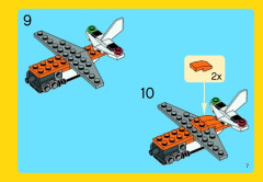 LEGO 31028 instructions page 7 – build guide