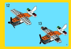 LEGO 31028 instructions page 9 – build guide