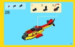 LEGO 31029 instructions page 23 – build guide