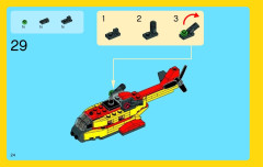LEGO 31029 instructions page 24 – build guide