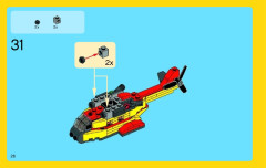 LEGO 31029 instructions page 26 – build guide