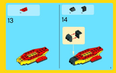 LEGO 31029 instructions page 9 – build guide