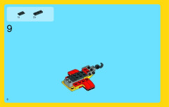 LEGO 31029 instructions page 6 – build guide