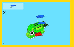 LEGO 31031 instructions page 20 – build guide