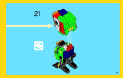 LEGO 31031 instructions page 43 – build guide