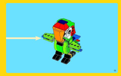 LEGO 31031 instructions page 53 – build guide