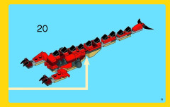 LEGO 31032 instructions page 19 – build guide