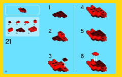 LEGO 31032 instructions page 20 – build guide