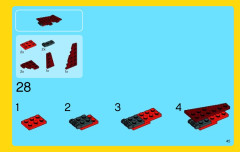 LEGO 31032 instructions page 45 – build guide