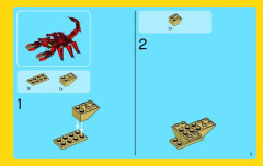 LEGO 31032 instructions page 3 – build guide