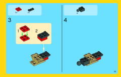 LEGO 31032 instructions page 43 – build guide