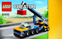 LEGO 31033 instructions page 1 – build guide