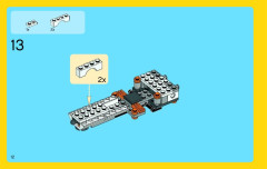 LEGO 31034 instructions page 12 – build guide