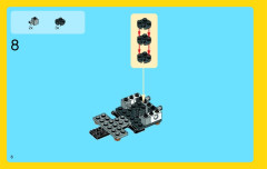 LEGO 31034 instructions page 6 – build guide