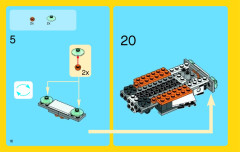 LEGO 31034 instructions page 16 – build guide