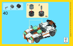 LEGO 31034 instructions page 40 – build guide