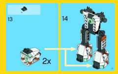 LEGO 31034 instructions page 17 – build guide