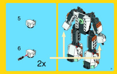 LEGO 31034 instructions page 21 – build guide
