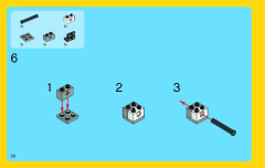 LEGO 31034 instructions page 28 – build guide