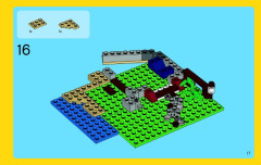 LEGO 31035 instructions page 17 – build guide