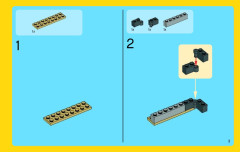 LEGO 31035 instructions page 3 – build guide