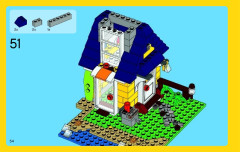 LEGO 31035 instructions page 54 – build guide