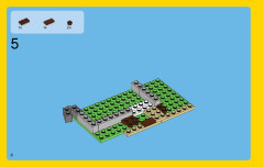 LEGO 31035 instructions page 8 – build guide