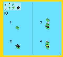 LEGO 31036 instructions page 13 – build guide