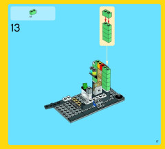 LEGO 31036 instructions page 17 – build guide