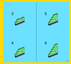 LEGO 31036 instructions page 33 – build guide
