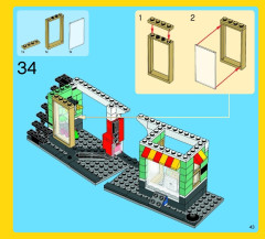 LEGO 31036 instructions page 43 – build guide