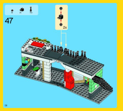 LEGO 31036 instructions page 56 – build guide