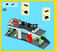 LEGO 31036 instructions page 58 – build guide