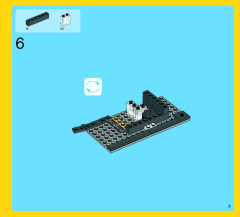 LEGO 31036 instructions page 9 – build guide