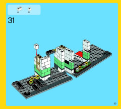 LEGO 31036 instructions page 33 – build guide