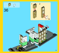 LEGO 31036 instructions page 39 – build guide