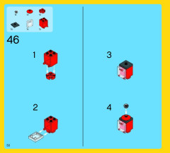 LEGO 31036 instructions page 50 – build guide