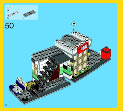 LEGO 31036 instructions page 56 – build guide