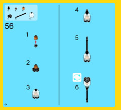 LEGO 31036 instructions page 64 – build guide