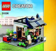 LEGO 31036 instructions page 1 – build guide