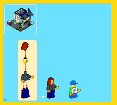 LEGO 31036 instructions page 2 – build guide