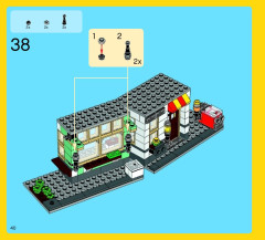 LEGO 31036 instructions page 40 – build guide