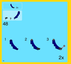 LEGO 31036 instructions page 52 – build guide