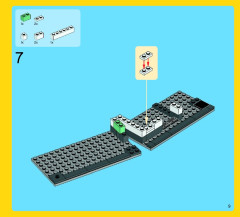 LEGO 31036 instructions page 9 – build guide