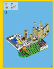 LEGO 31038 instructions page 45 – build guide