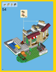 LEGO 31038 instructions page 54 – build guide