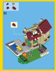 LEGO 31038 instructions page 61 – build guide